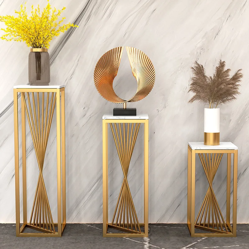 

Decorative rack Living room high flower rack Floor-to-ceiling simple modern light