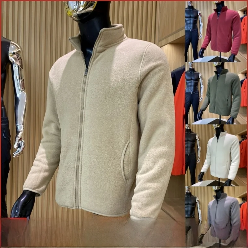 

Двухслойное пальто-тует с бархатной подкладкой из ягненка и воротником-стойкой, теплое молодежное пальто-стойка с длинной застежкой-молнией све