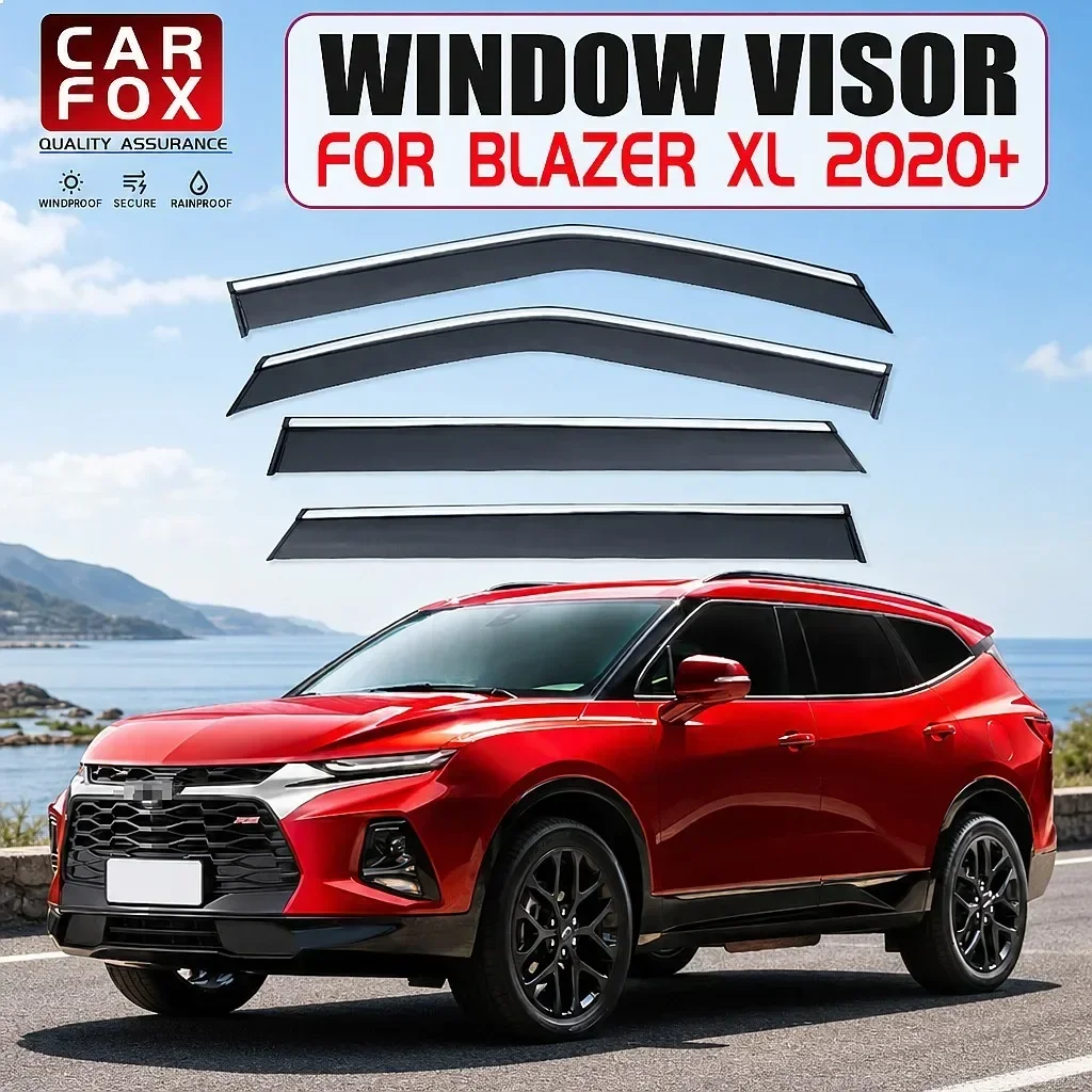 

For TrailBlazer 2011-2022 Car Window Visor Rain Sun Shade Side Windshield Awning Accessories