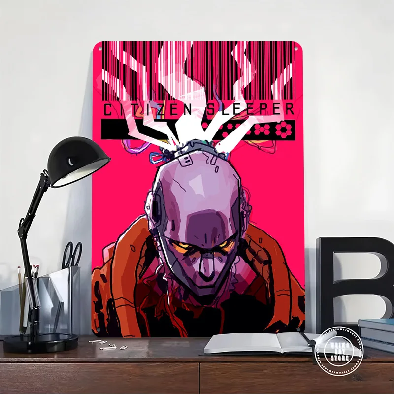 Citizen Sleeper Game Art Metal Poster Customized Wall Art Retro Vintage Tinplate Signs for Fans Home Decor Garage Decoration