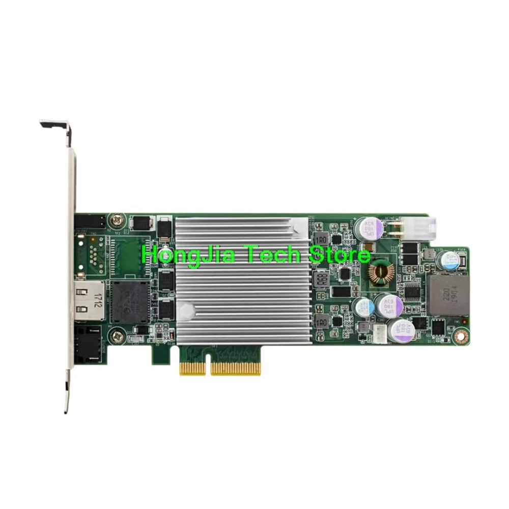 For Advantech Ten Gigabit NIC PCIE-1181-AE 1 Port 10 Gige Visual Image Acquisition Card POE PCIE-1181