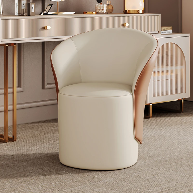 modern Luxury Bedroom Vanity Makeup Stool - Home Nail Art Chair Creative Leisure Single Small Sofa Chair for Women furniture