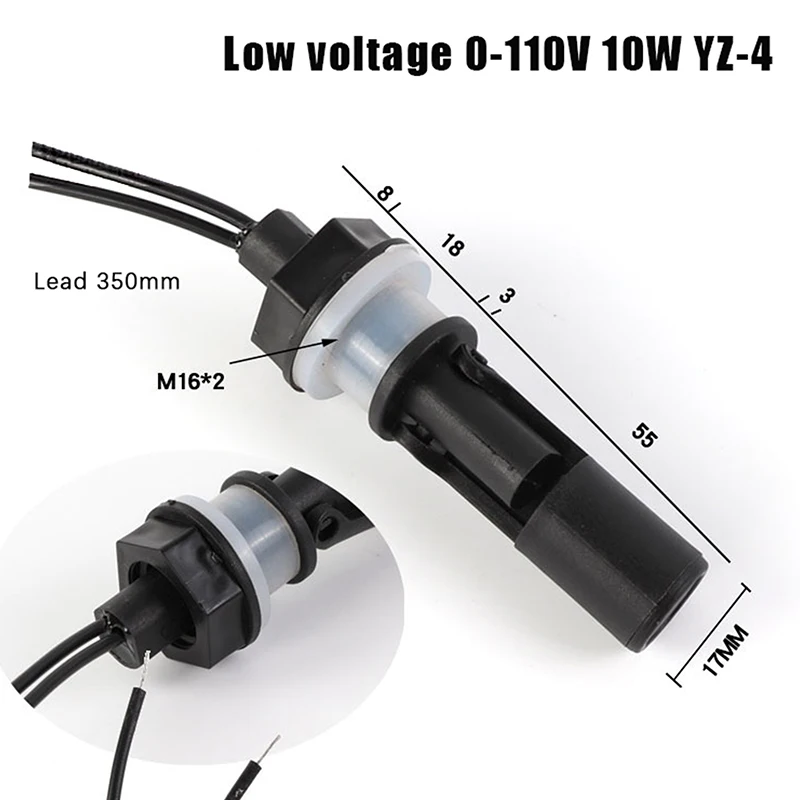 1Pc Kunststoff Flüssigkeit Float Schalter Tank Pool Horizontale Wasserstand Schalter Flüssigkeit Niveau Sensor PP Float Ball Schalter Für arduino