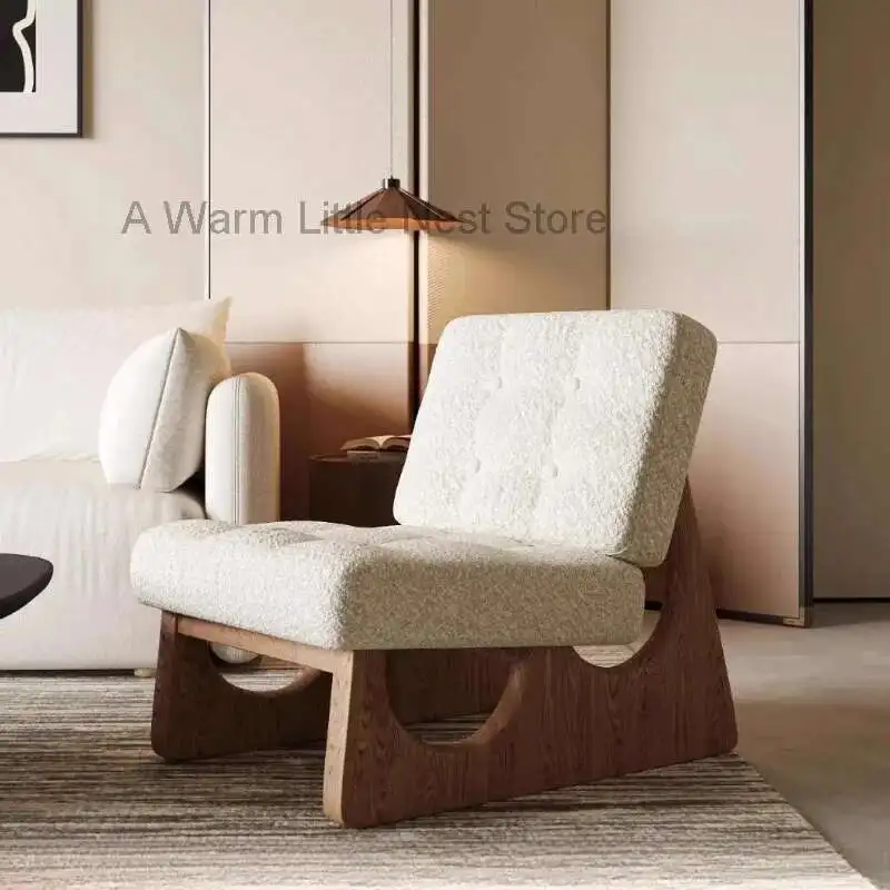 

Nordic Salon Living Room Chairs Mobile Outdoor Individual Relax Living Room Chairs Modern Wooden Poltrona Postmodern Furniture