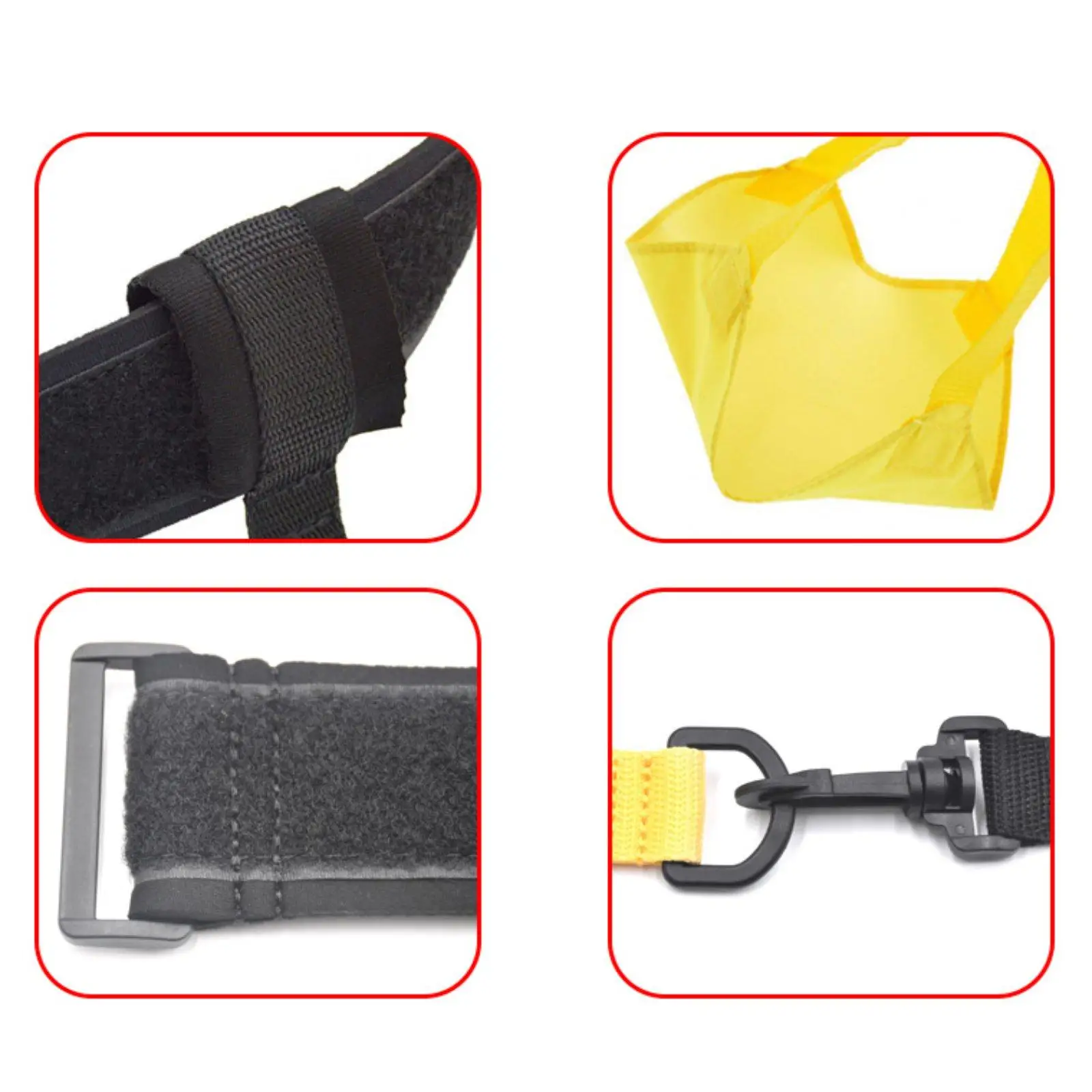 Swimming Strength Training Resistance Belts Multi Size Drag Parachute Water Workout Tool for Skill Enhancement