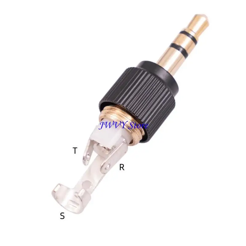 573A 3.5 مم سماعة رأس استريو جاك الذكور إصلاح القابس بديل محول لحام ، 3.5 ملم نوع لحام موصل كابل الصوت DIY