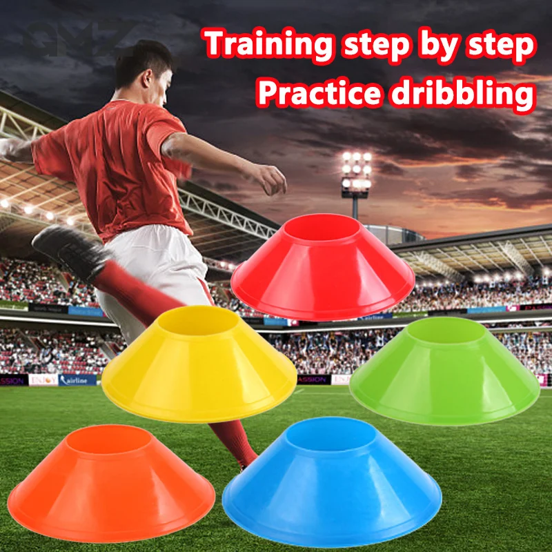 

10pcs Cone Set Football Training Equipment For Kid Pro Disc Cones Agility Exercise Obstacles Avoiding Sport Training Accessories