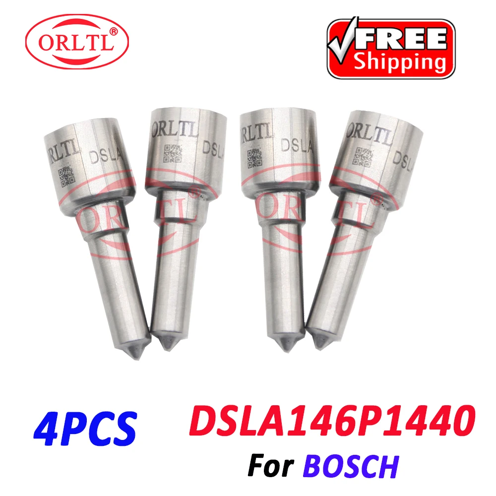 

ORLTL NEW 4 PCS DSLA146P1440 Common Rail Injector Nozzle DSLA 146P1440 Diesel Nozzle Assy DSLA146 P1440 Fuel System For Bosch