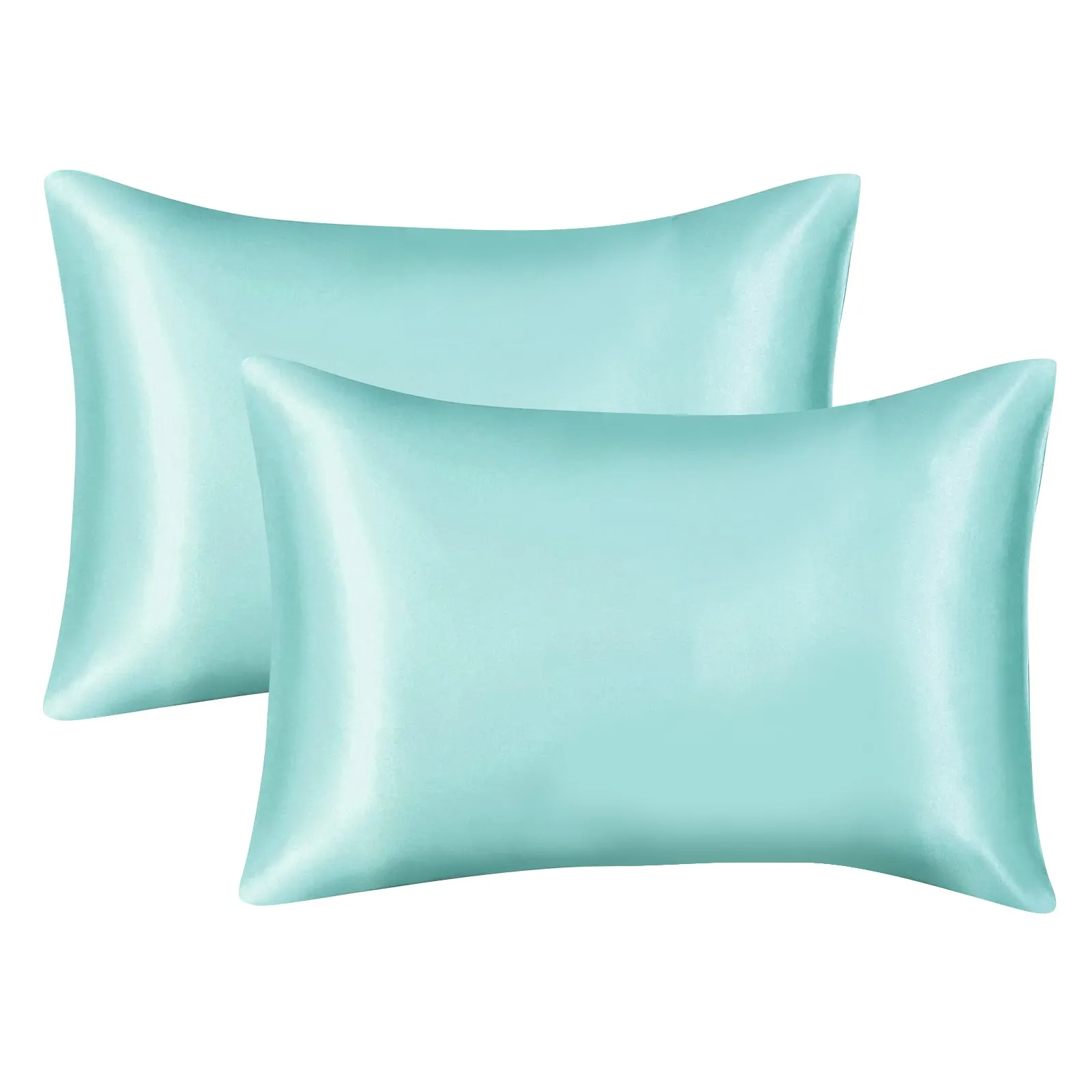 Flourish Satin Pillowcase Set Silky Pillow Cases For Hair And Skin No Zipper Pillow Cover With Envelope Closure Pillow Case