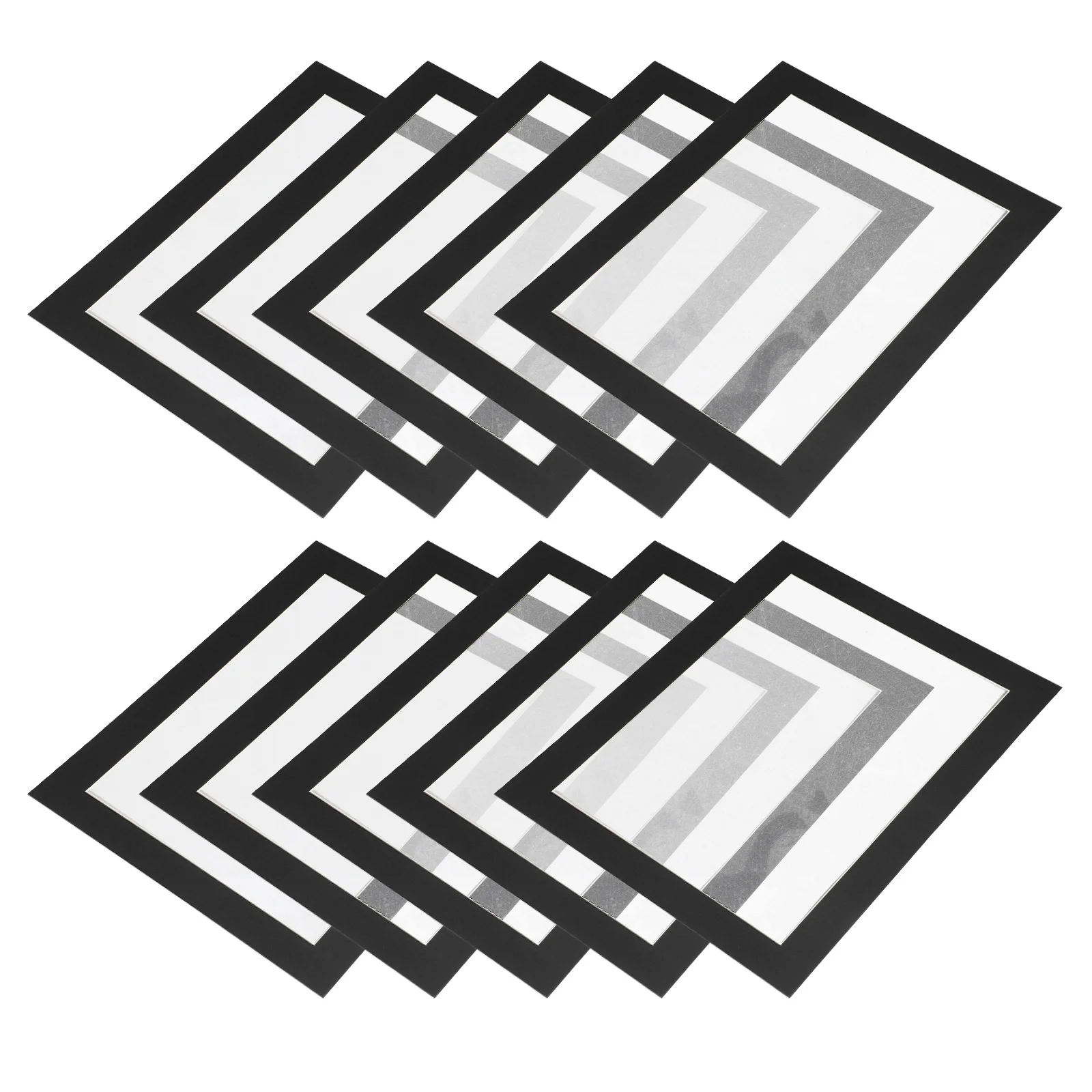 12Pcs Kids Artwork Display Frames 8K Cardboard Picture Frames for Children Drawings Art Storage School Wall Frame