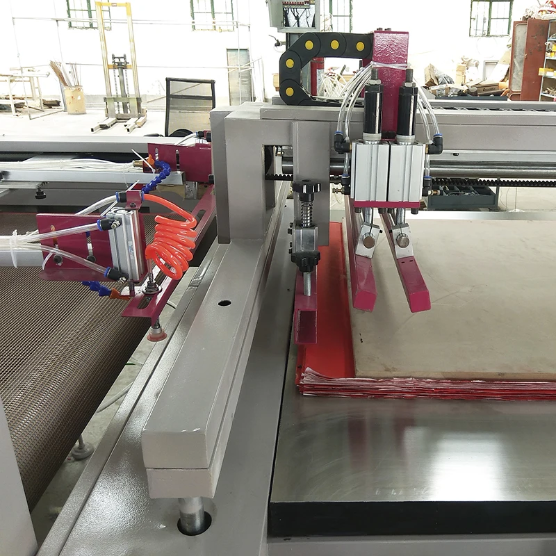 Large Size Plastic Bags Flat Automatic Screen Printing Machine For Paper Bag Semi Automatic Flatbed Screen Printer For Carpets