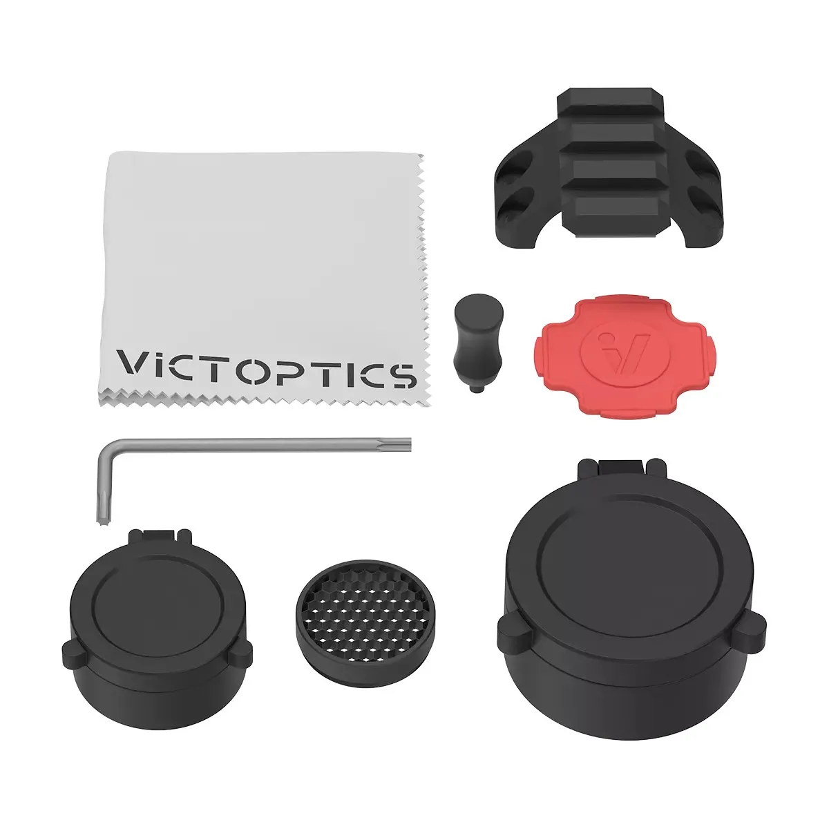 Victoptics S6 1-6x24i Fiber LPVO SFP Zielfernrohr mit 1-teiligem, extrem hohem Picatinny AR-Montageset – Detail 6