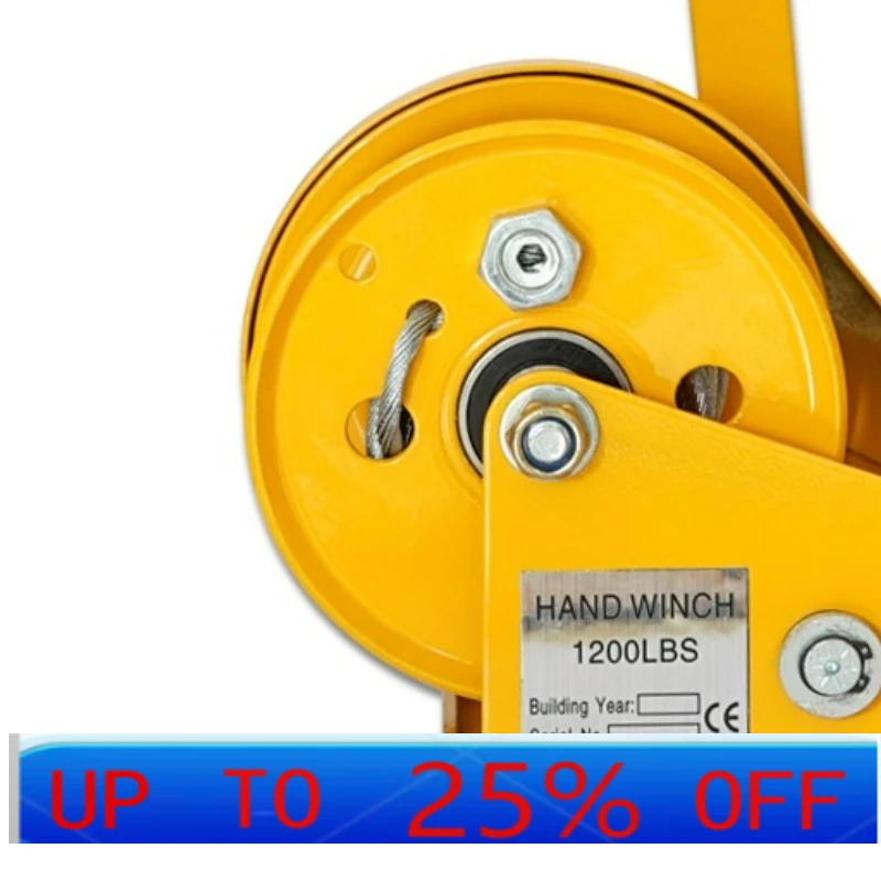 

Ручная лебедка LTT, двусторонняя самоблокирующаяся небольшая бытовая ручная лебедка-трактор