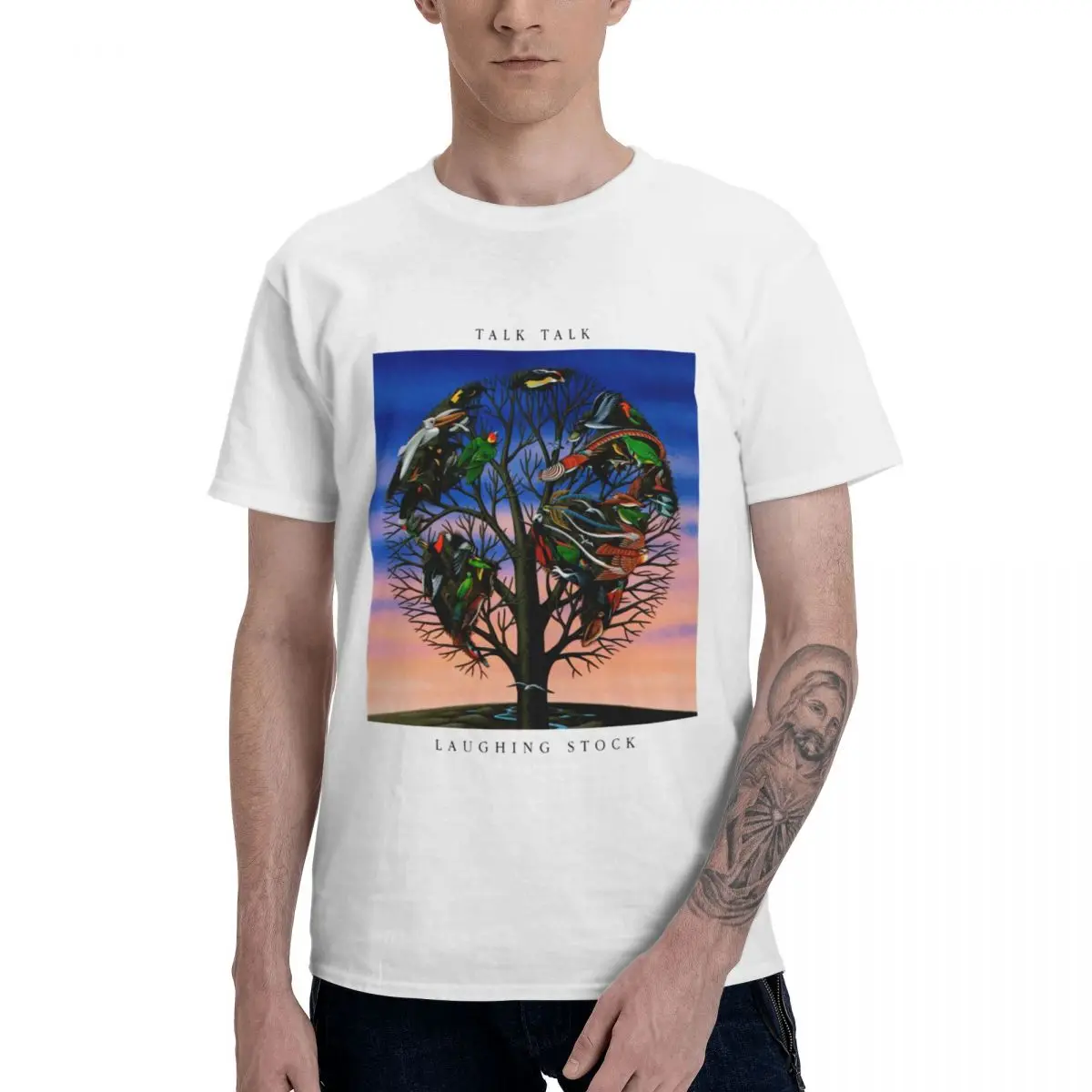 Fashion Talk Laughing Stock T-Shirts Pure Cotton Crewneck Men's T Shirt Short Sleeve Oversized Classic Tees Clothes EU Size