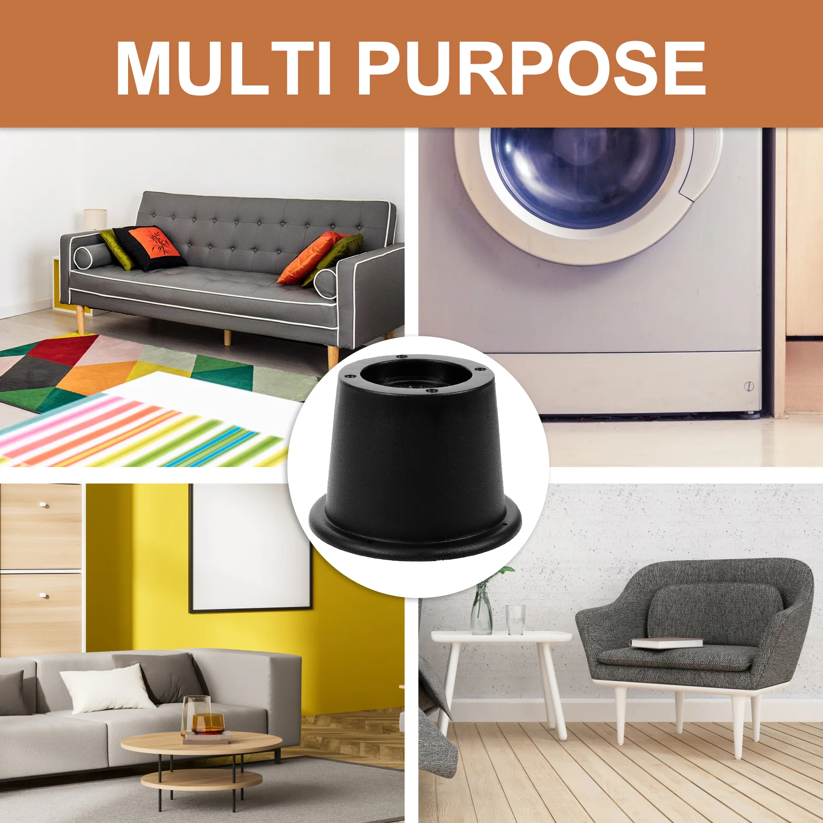 

4pcs Furniture Feet Covers Chair Leg Protectors Reusable Anti-Skid Table Leg Floor Protectors For Hardwood Floors Home Hotel