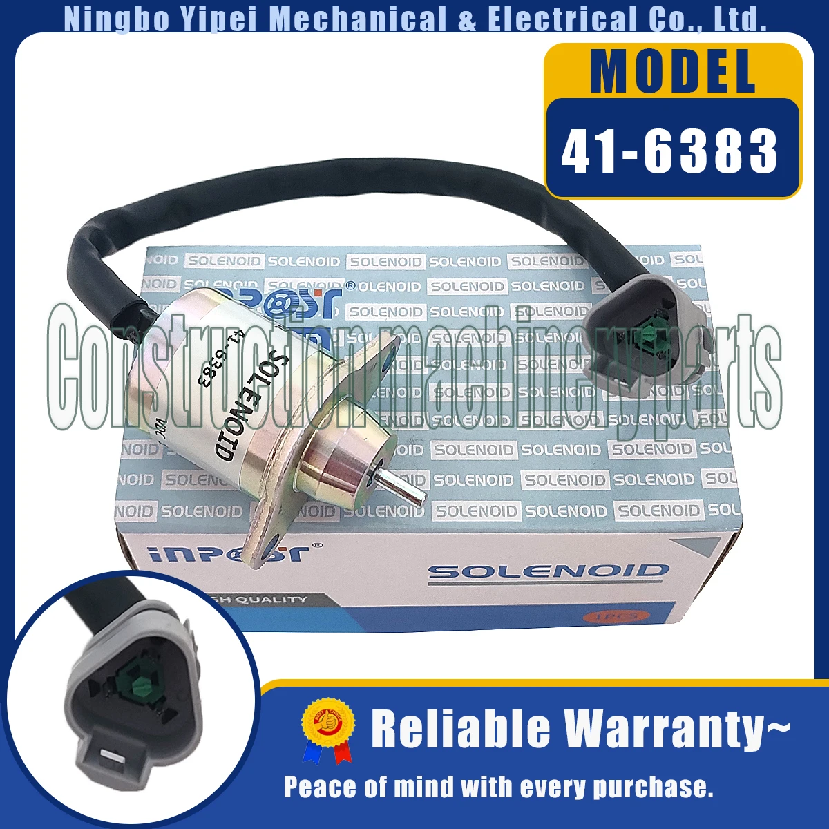 New Fuel Shutoff Solenoid for Yanmar Thermo King TK 41-6383 TK416383 416383 TK 41-4306