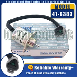 New Fuel Shutoff Solenoid for Yanmar Thermo King TK 41-6383 TK416383 416383 TK 41-4306
