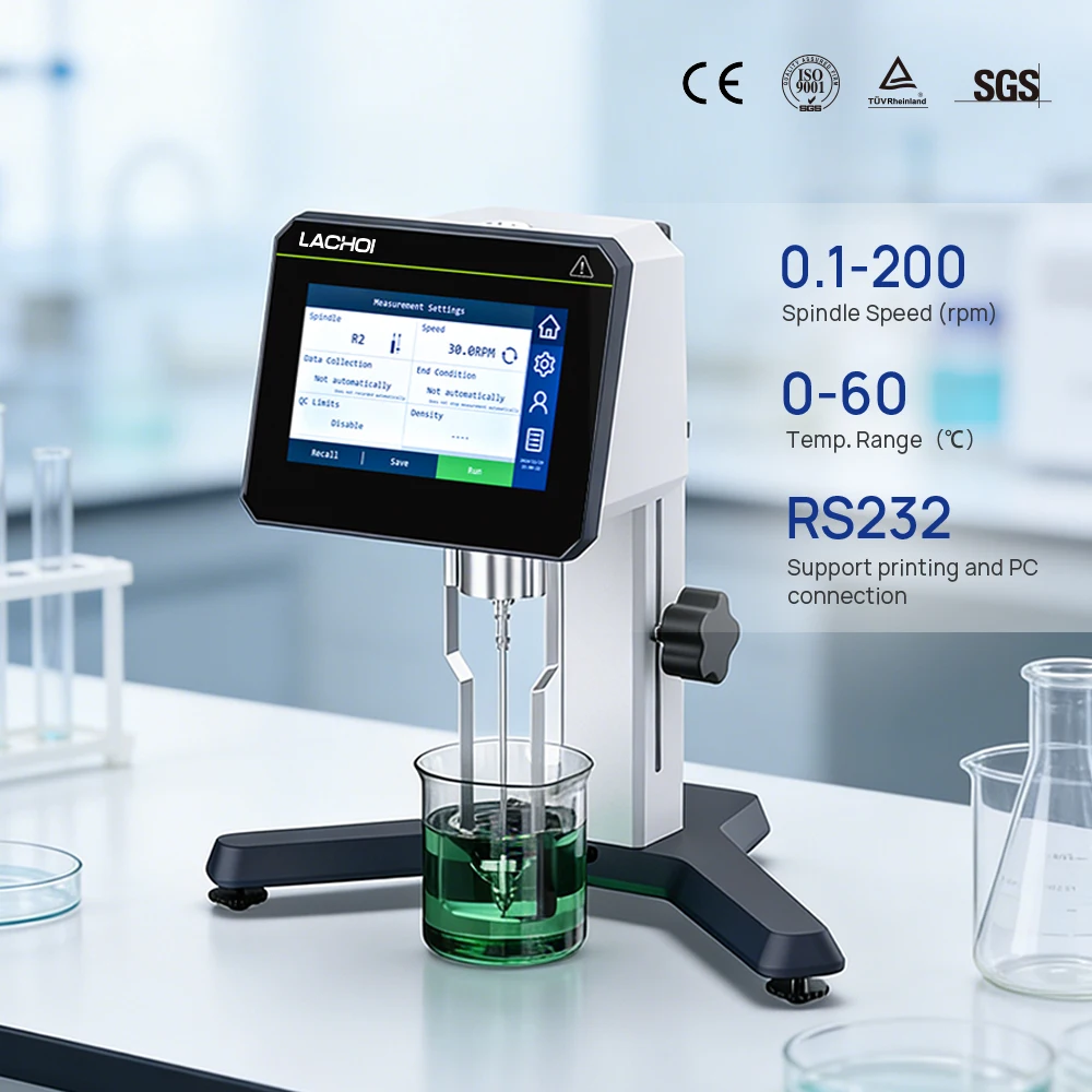 DVT High Viscosity Meter Touch Screen LCD Display Optional Spindle Micro Slow Speed Rotary Viscometer Manufacturer Price