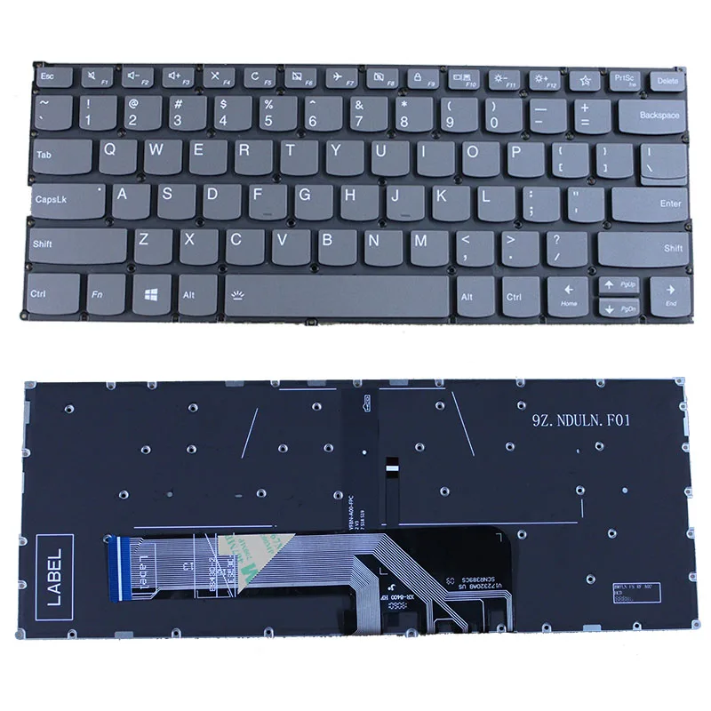 

US Keyboard Backlight for Lenovo Yoga 530-14ARR 14IKB 730- 13IKB AIR 13 13IWL 730-15IKB 730-15IWL C640- 13IML C740- 14IML 14IIL