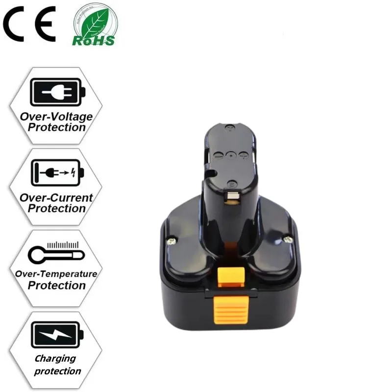 3500mAh 9.6V For Hitachi FEB9S EB912S EB914 EB924 EEB9H FDS9DVA EB926H EB930H Electric tool NI-MH rechargeable battery