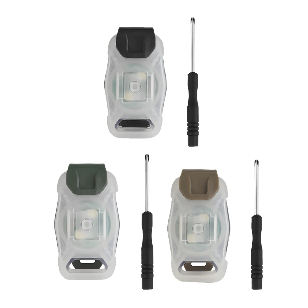 الصيد خوذة مصباح خوذة مقاومة للماء مصباح يدوي 2 طرق في الهواء الطلق Tac سترة مصباح بطارية تعمل للصيد التخييم