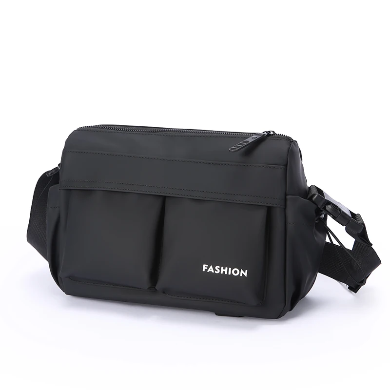 نسخة أفقية جديدة حقيبة كتف رجالية للسفر في الهواء الطلق حقيبة كروسبودي بسيطة وعصرية حقائب ساع من قماش أكسفورد #2