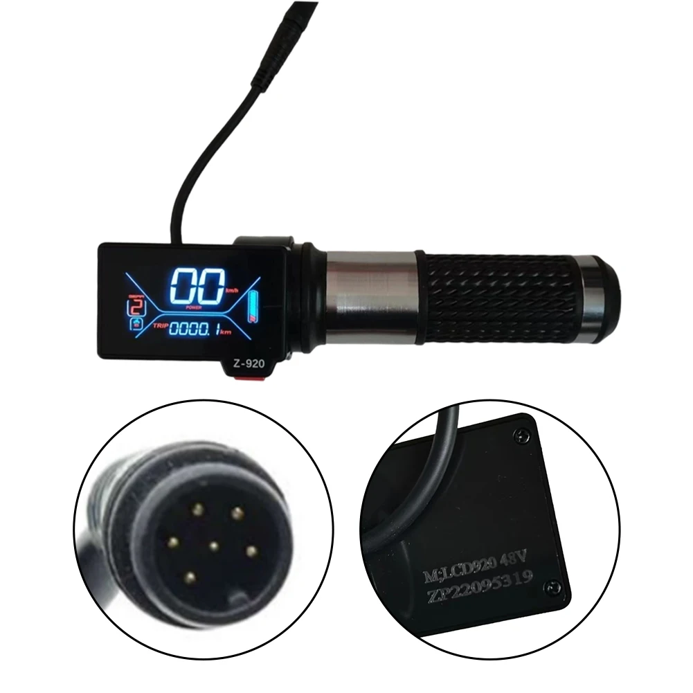 

Z-920 48V 6 Pin LCD Display Rotary Throttle for KUGOO M4 and Electric Scooter Upgrade with Precise Speed Control