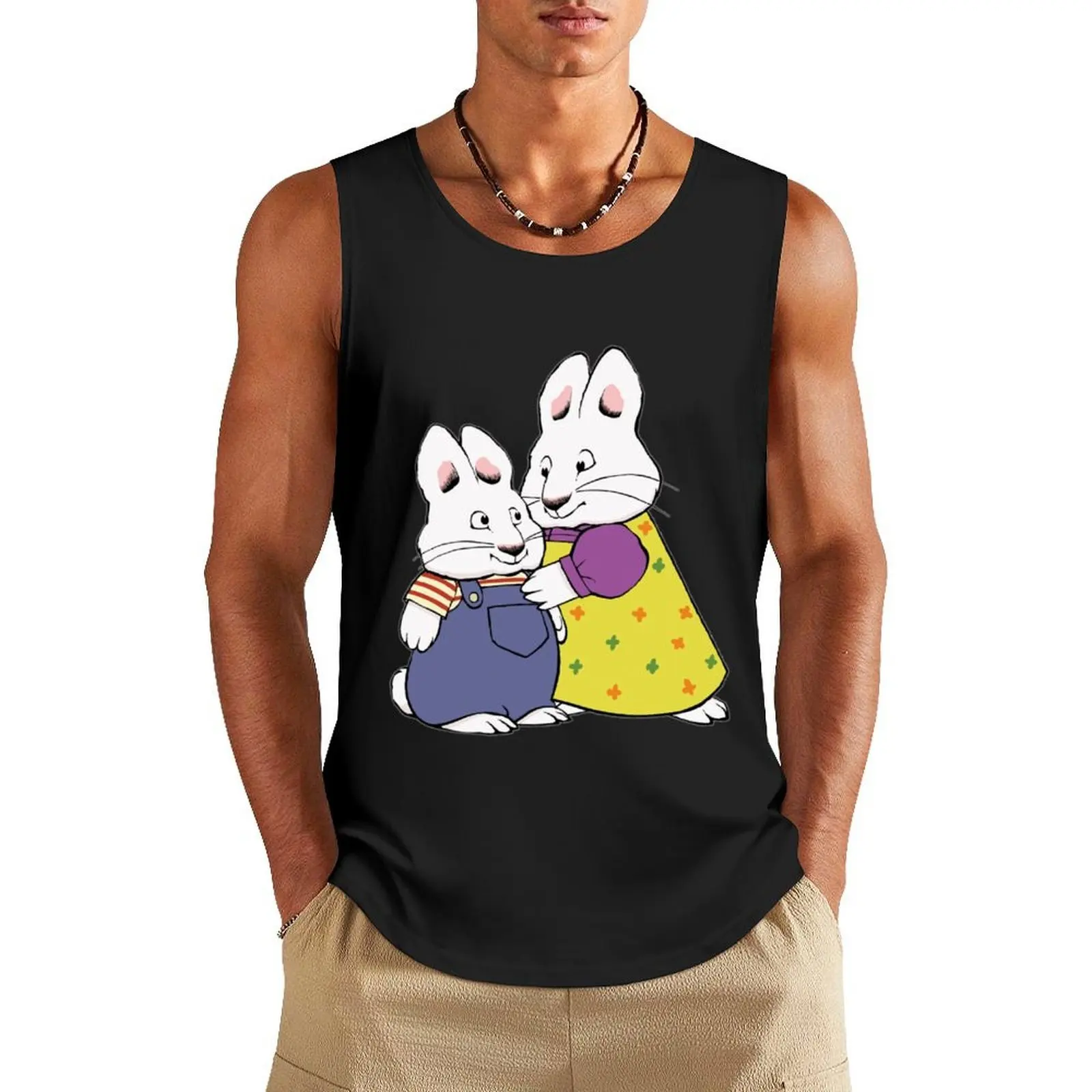

Max and Ruby Tank Top Men's sports t-shirt sleeveless summer clothes men 2025