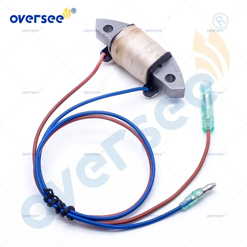 Oversee 69P-85541-09 Charge Coil For Yamaha Outboard Parts Parsun Powertec 2T 30HP 25HP 61N-85541;69R-85541;69S-85541;61T-85541