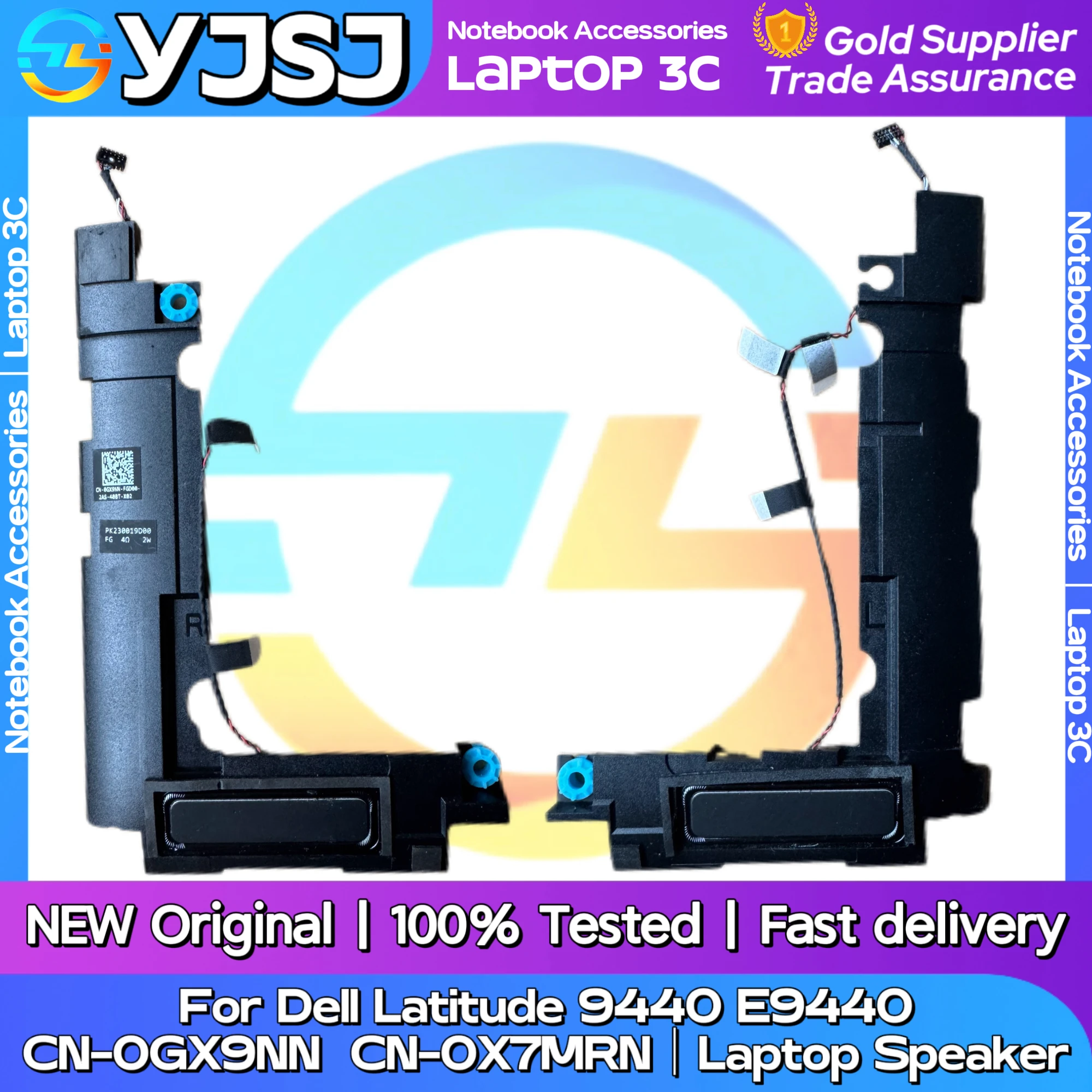 

New Original Laptop Notebook Audio Speaker Dell Latitude 9440 E9440 built-in speaker horn audio CN-0GX9NN CN-0X7MRN