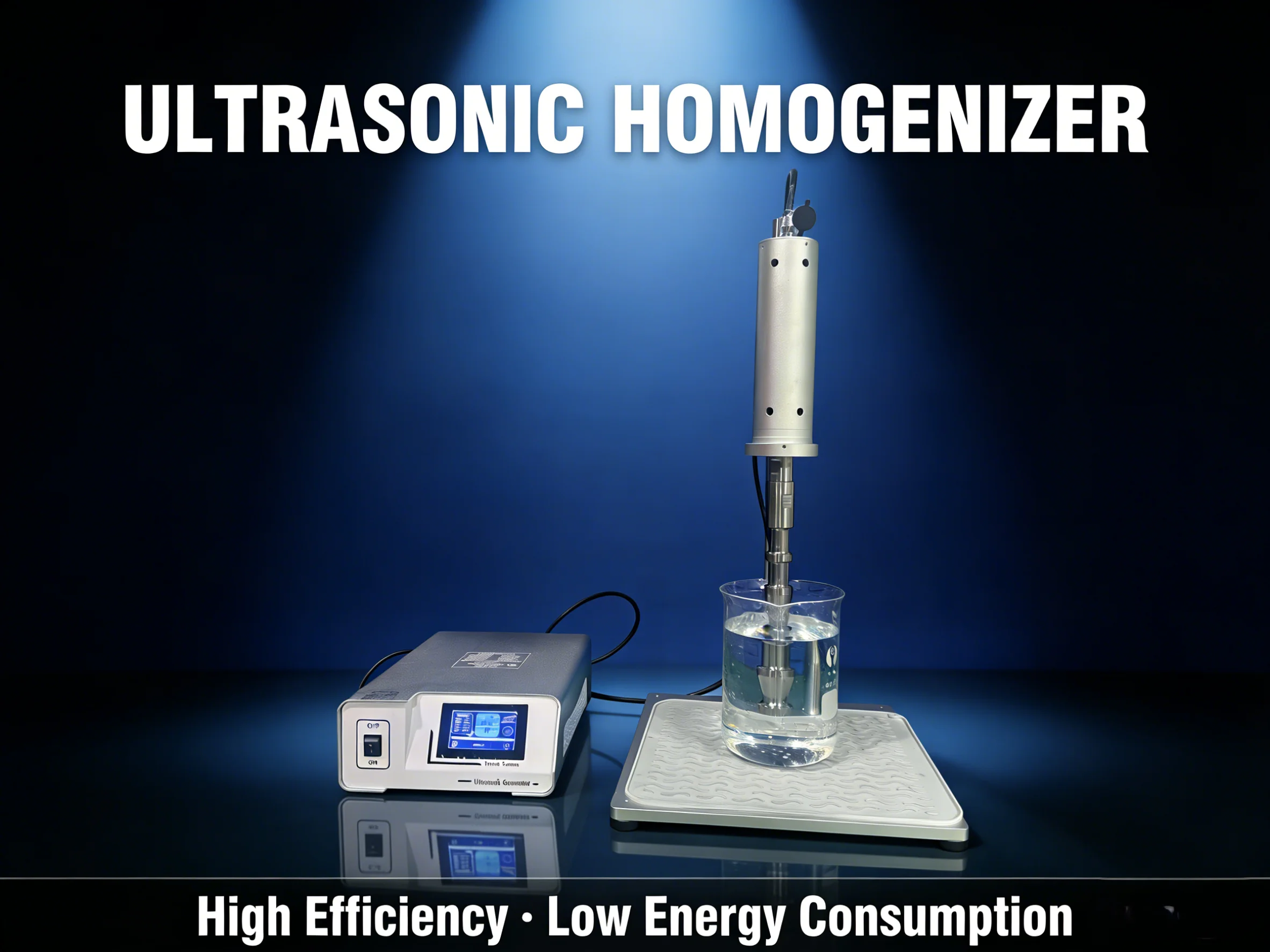 MU TIANQI 1000W/3000W High Power Ultrasonic Homogenizer Probe Sonicator Generator 5L Capacity 110/220V Extraction Cell Mixing