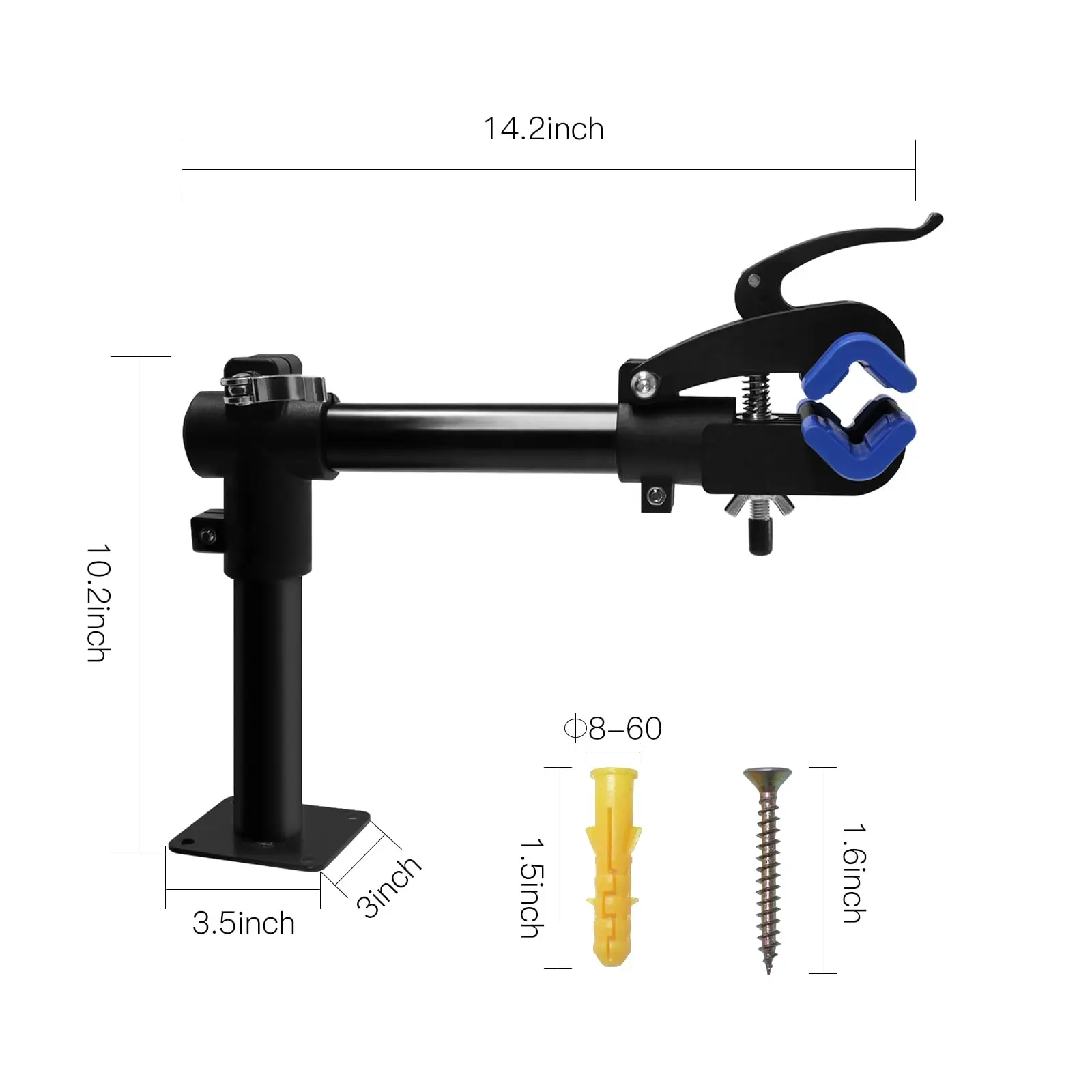 ZTZ Bench-Mounted Bike Repair Stand , Bike Work Stand with 360° Adjustable Clamp for Easy Home Bicycle Maintenance