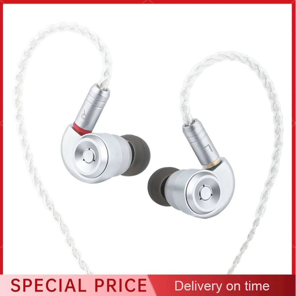 

TINHIFI T2 MKII High-Definition Balanced Hi-Fi Earphone Wired Earbuds IEMs with Detachable IEM Cable for Musicians TIN HiFi