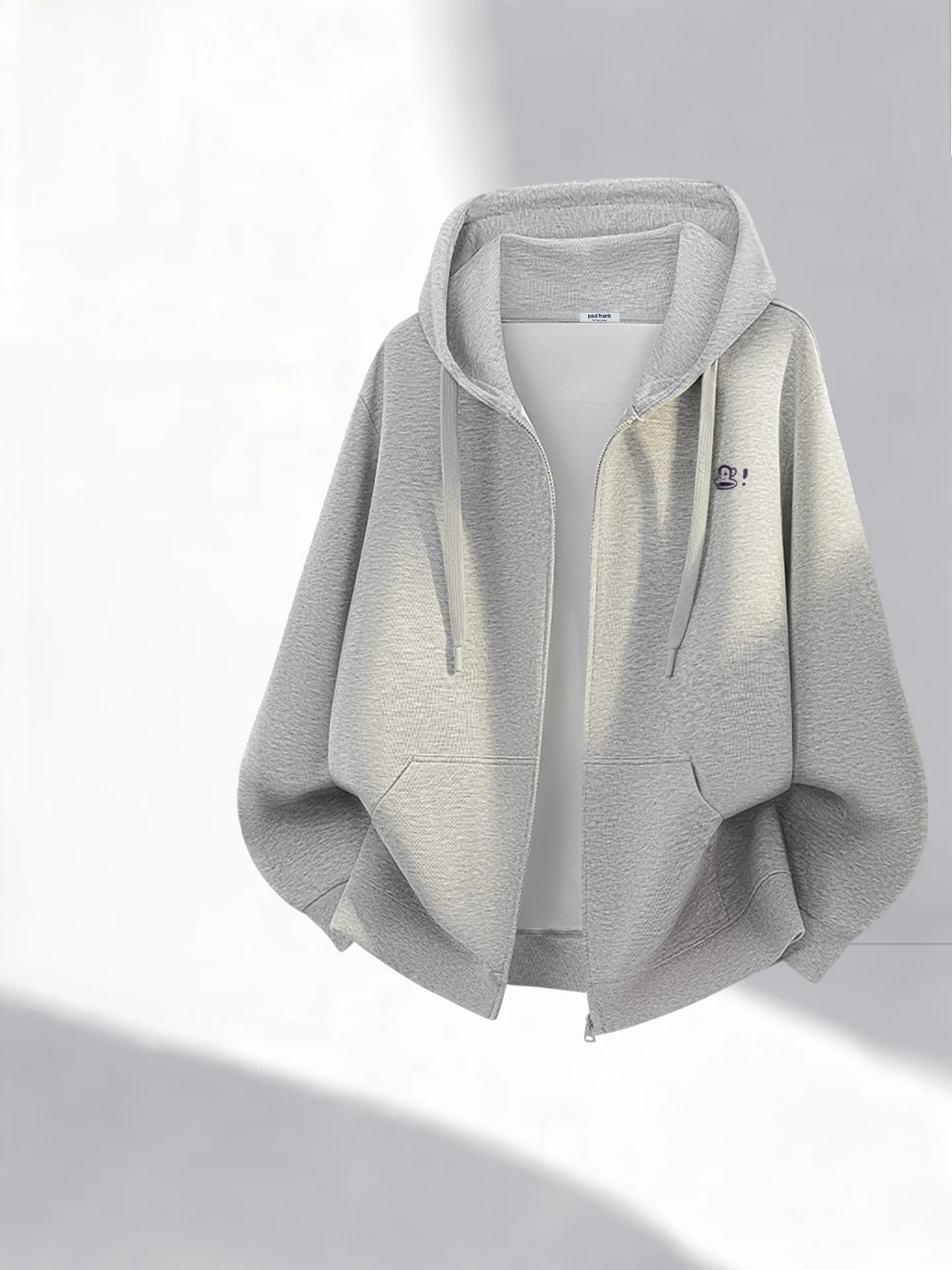 

Teenage Monkey ey Hoodie Zipper Cardigan Jaet Men's Spring New Loose Knitted Cotton Polyester Blend Breathable...