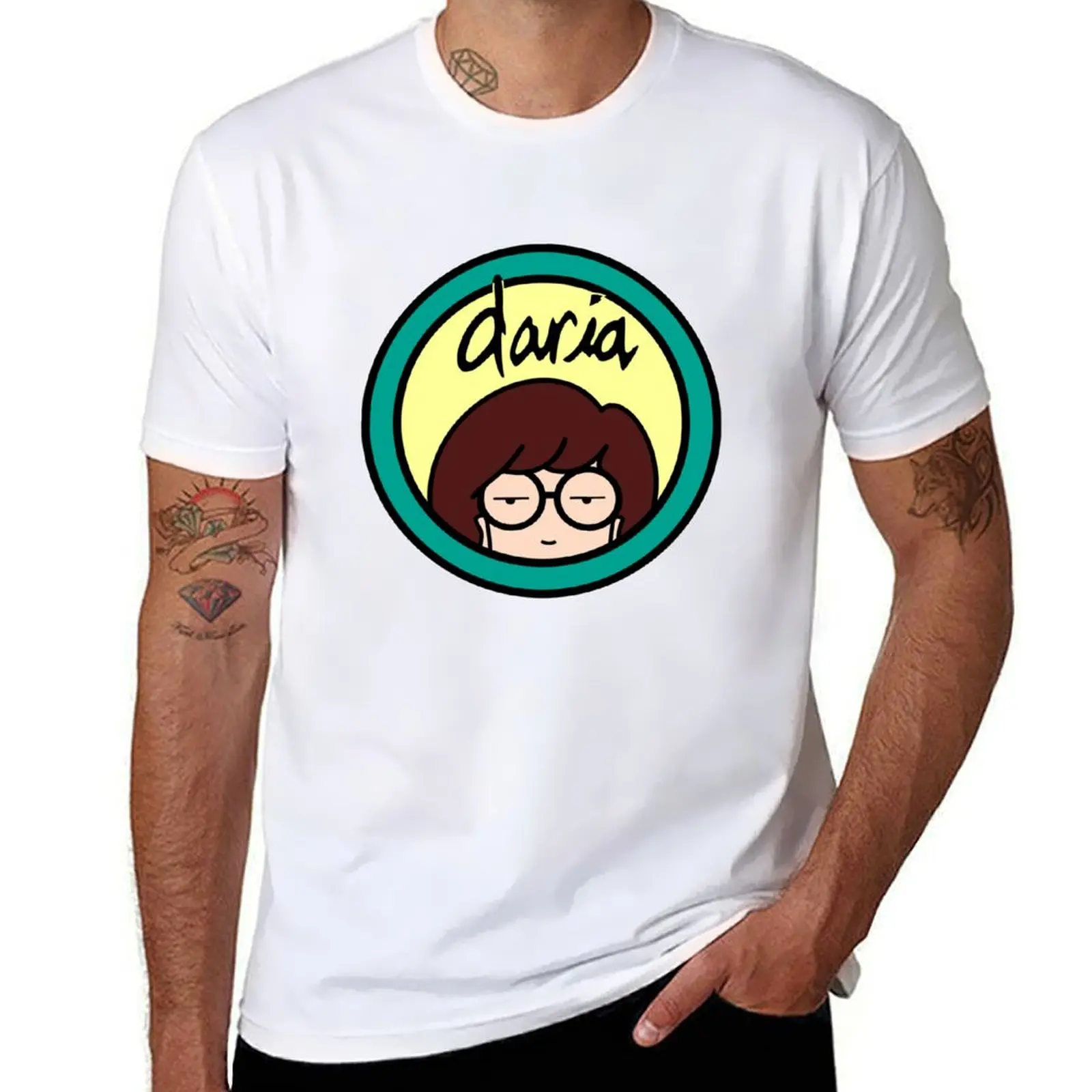 Daria - Logo Classic T-Shirt t shirts with prints essential t shirt t shirt man plain T-Shirt