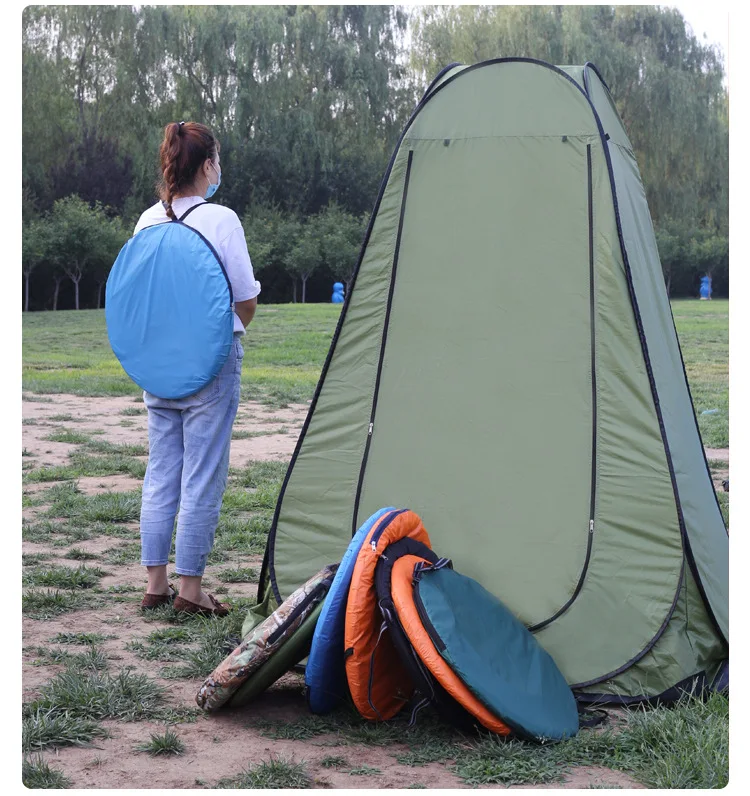 Přenosné outdoorové sprcha stan koupat mění šroubení pokoj soukromí klozet pláž přístřeší tramping šaty kajuta šatník 150x150x190cm