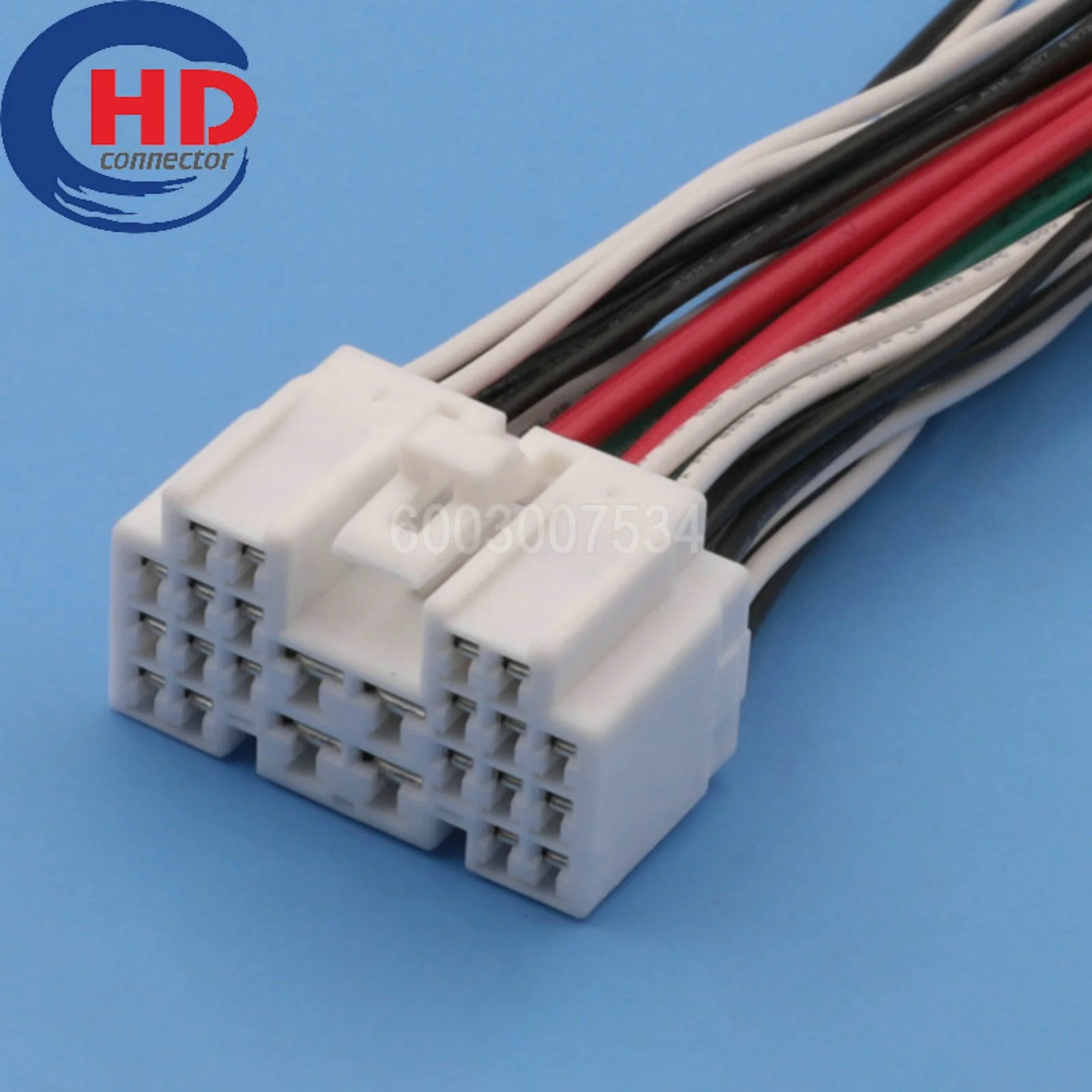24 Pin Connector Unsealed Series Female Connector Cable Plug Motorcycle Electrical Harnesses Wiring Harness 7283-1248