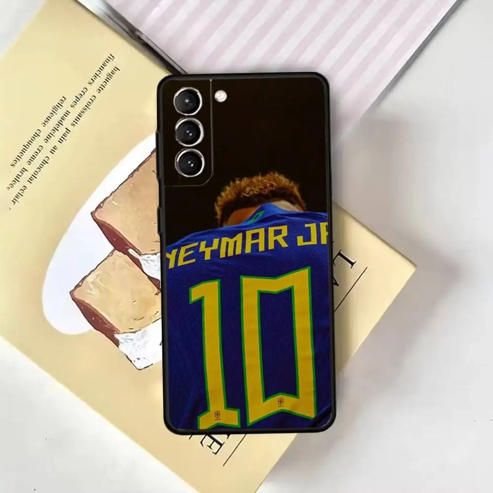 Funda de teléfono Football For N-NeYmAr para Samsung GalaxyA13,21s,22,31,32,52,53,71,72,73, funda negra suave