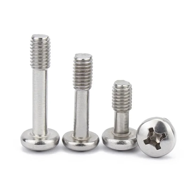 

304 Stainless Steel Pan Head Phillips Screws M2 M2.5 M3 M4 M5 M6 M8 Cross Recessed Round Head Machine Fasteners with Half Thread
