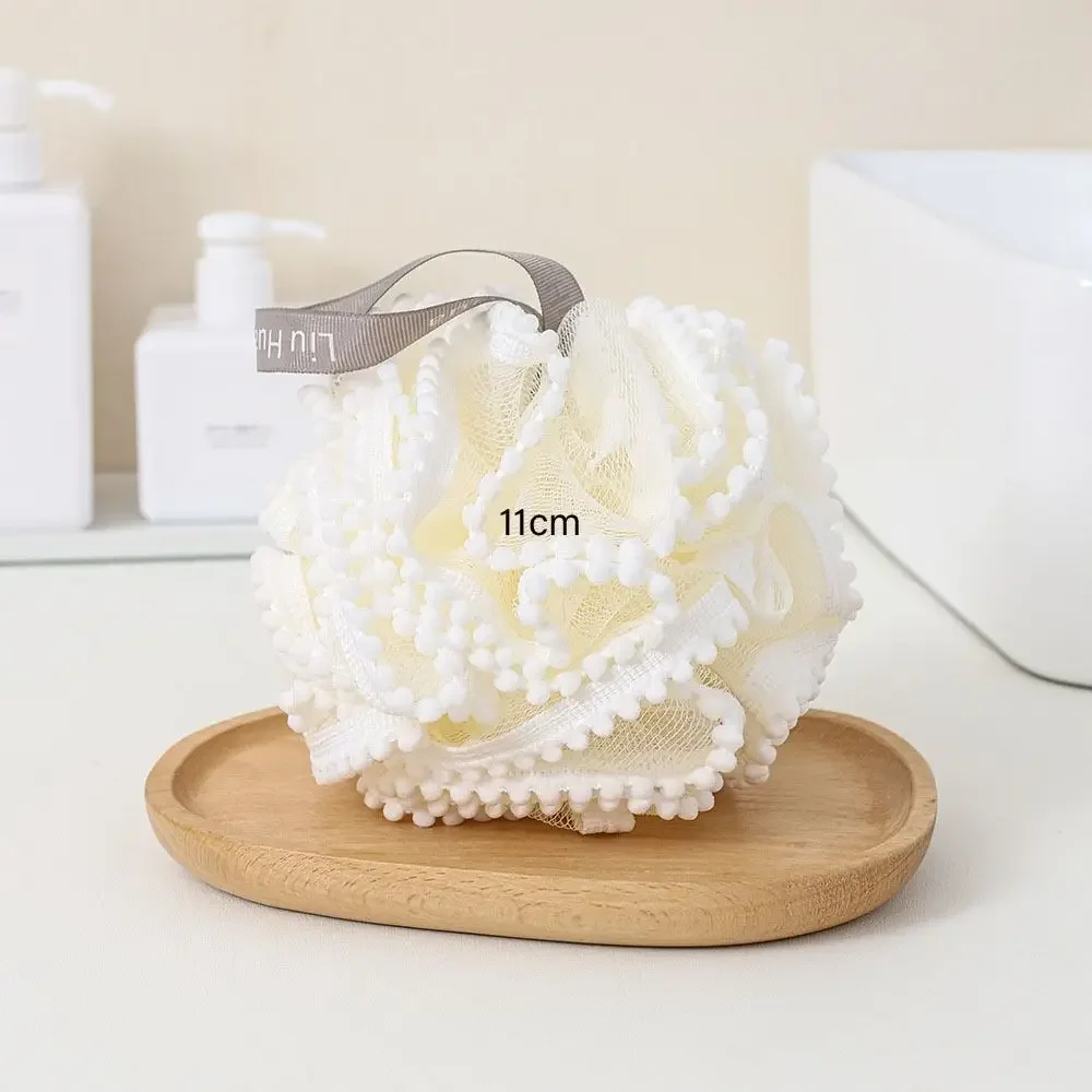 إسفنجة ليفة الحمام، نفخة دش شبكية ناعمة لغسل الجسم، إسفنجة استحمام، منظف الجسم للنساء والرجال، إكسسوارات الجسم