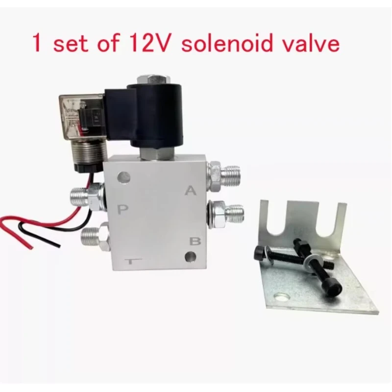 Excavator quick change connector hydraulic solenoid valve cylinder accessories