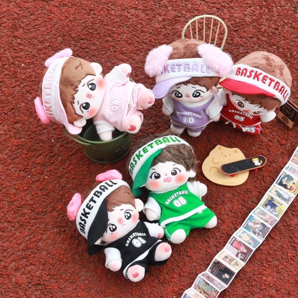 Doll Clothes For 20cm Idol Cotton Doll Outfit Accessories Basketball Suit Clothes DIY Collection Gift Without Doll