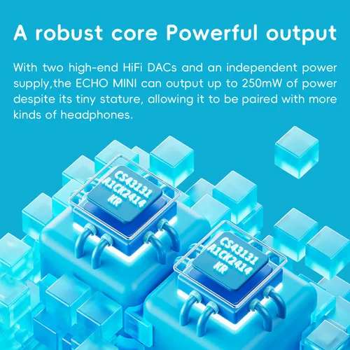 Imagen 2 del producto SnowSky FiiO Echo Mini HiFi Bluetooth MP3 reproductor de música pura 15 horas de reproducción 3,5mm/4,4mm salida de auriculares
