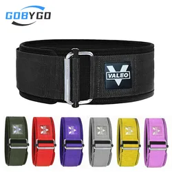 GOBYGO 1Pcs Fitness Weightlifting Belt Squat Pull-Up Gym Strength Lifting Adjustable Lumbar Support Metal Buckle Cross Training
