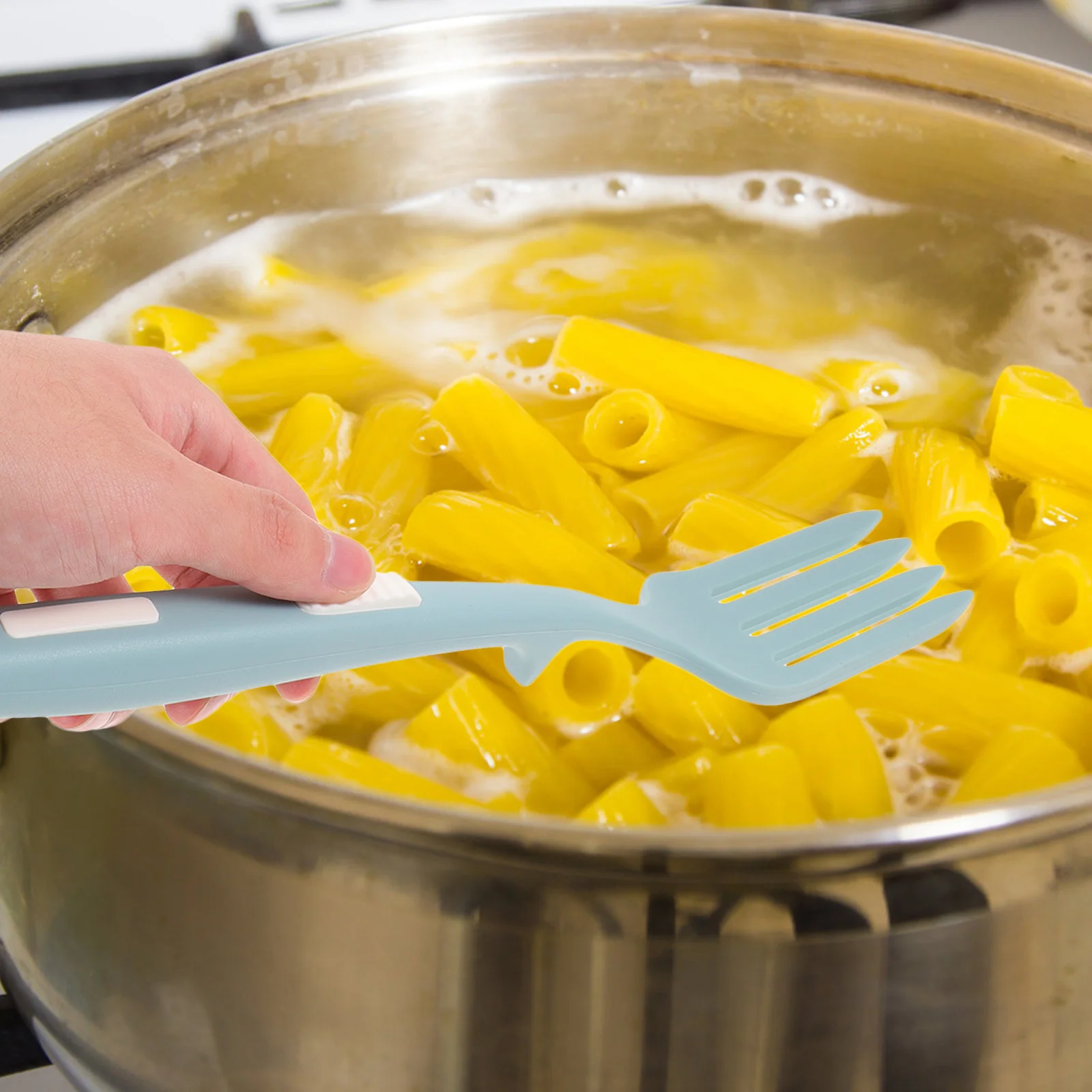 

Reusable Silicone Cooking Fork Nonstick Spaghetti Fork Ergonomic Handle for Easy Stirring and Serving in Home Or Restaurant