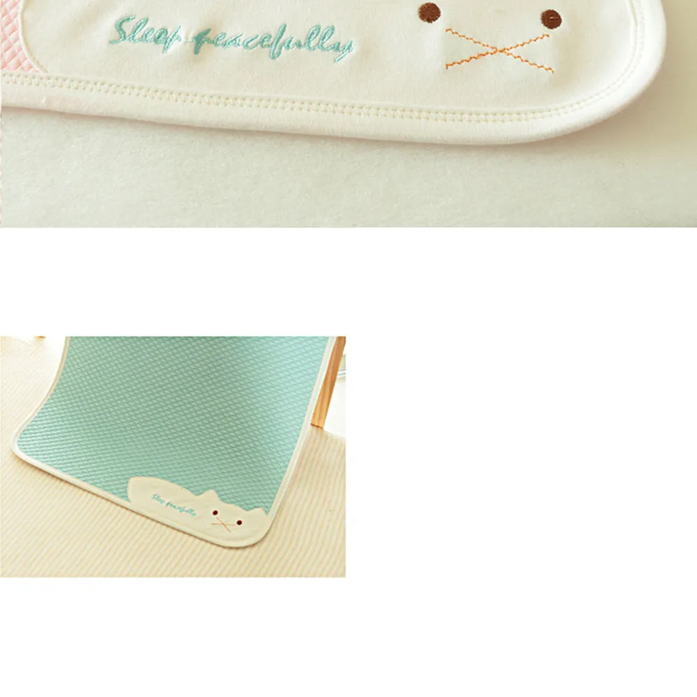 Washable Waterproof Baby Diaper Pad Soft Cotton Portable Sleeping Bed Mat Breathable Leakproof for Newborn Infant