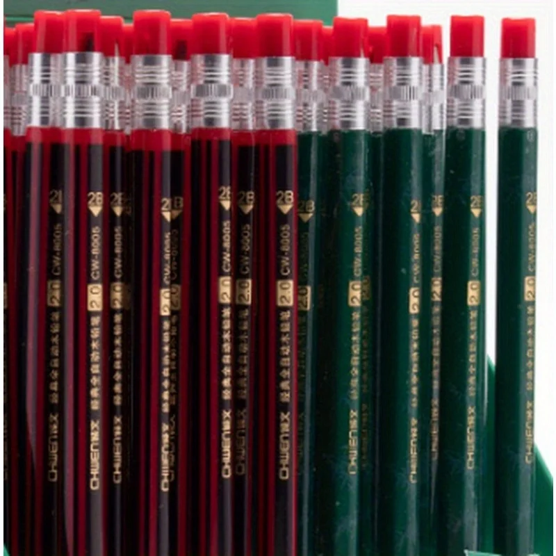 3pc Random 2.0mm Simulated Pencil Automatic Pen Pencil Drawing Writing 2B Propelling Pencils School Supplies Stationery view 4