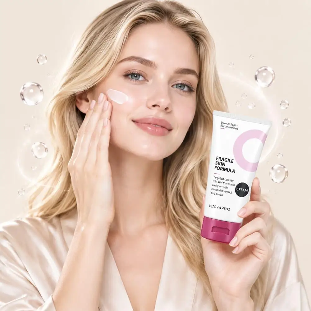 Moisturizing Soothing Cream for Skin Ceramides Retinol Arnica Gentle Skin Care Cream for Sensitive Thin Prone to Marks Skin