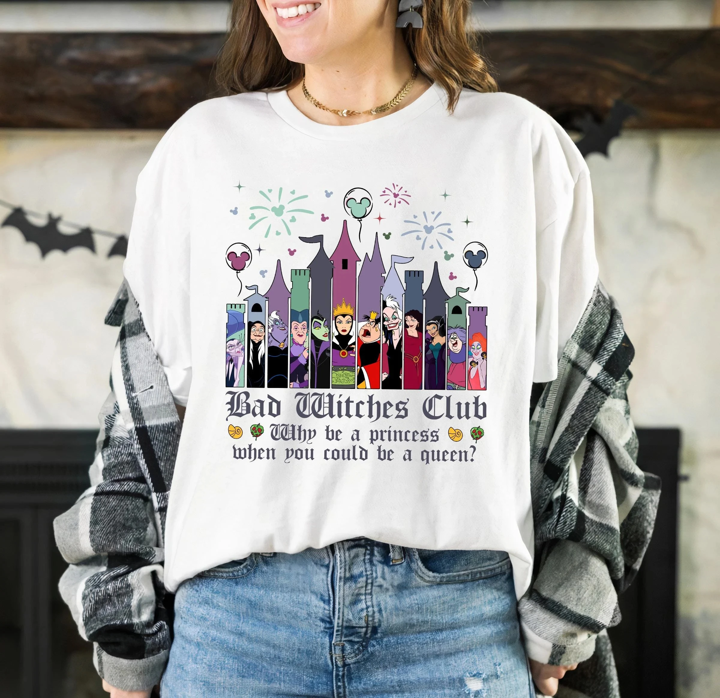 

Disney Bad Witches Club T-shirt Disney Female Villains Bad Witches Castle Shirt Disney Villains Queen Halloween Tee