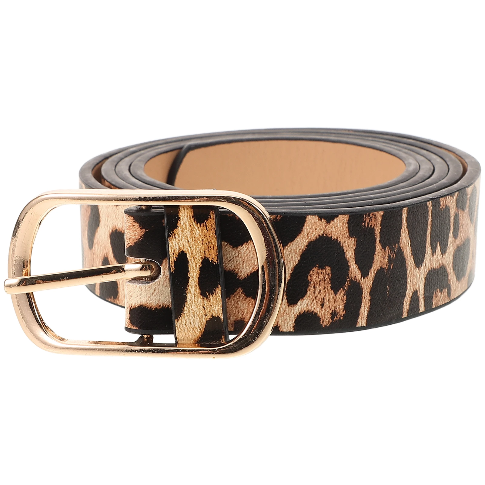 

Leopard Print Women Belt Adjustable Belts All Match Pants Jeans Daily Occasion Accessories Women Belt